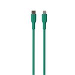
PURO-Cable USB-C/MFI Lightning, 12 W, Soft, 1.5 m, green
