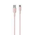 
PURO-Cable USB-C/USB-A, 60 W, Soft, 1.5 m, pink
