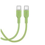 
PURO-Cable USB-C/USB-C 25 W, Soft, 1.5 m, salted lime
