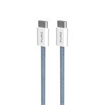 
PURO-Cable USB-C/USB-C, 60 W, Fabrik FABK4, 1.5 m, blue lagoon
