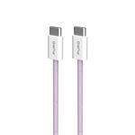 
PURO-Cable USB-C/USB-C, 60 W, Fabrik FABK4, 1.5 m, coraltastic
