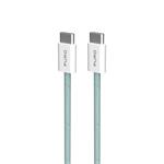 
PURO-Cable USB-C/USB-C, 60 W, Fabrik FABK4, 1.5 m, island mist
