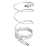 
PURO-Cable USB-C/USB-C, 60 W, magnetic, 1 m, white
