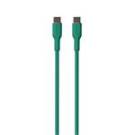 
PURO-Cable USB-C/USB-C, 60 W, Soft, 1.5 m, dark green
