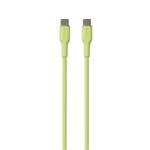 
PURO-Cable USB-C/USB-C, 60 W, Soft, 1.5 m, light green
