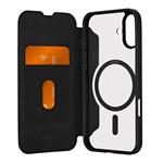 
PURO-Case Book Wallet Mag 2 compatible with MagSafe for iPhone 16 Plus, black
