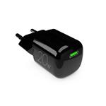 PURO-Cestovní adaptér MiniPro USB-C, GaN, 20 W, černá