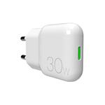 
PURO-Cestovní adaptér Slim Pro USB-C, GaN, 30 W, PD, bílá
