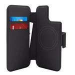 PURO-FOLIO case with MagSafe for iPhone 14 Plus/12 Pro Max, black