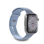 PURO-ICON strap for Apple Watch 38/40/41 mm, silicone, powder blue