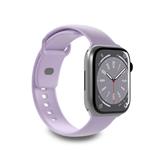 PURO-ICON strap for Apple Watch 38/40/41 mm, silicone, tech lavender