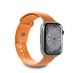 PURO-ICON strap for Apple Watch 42/44/45/49 mm, silicone, apricot