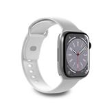 PURO-ICON strap for Apple Watch 42/44/45/49 mm, silicone, white