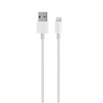 PURO - Kábel USB-A/MFI Lightning, 10 W, Plain, 1 m, biela