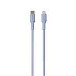 PURO - Kábel USB-C/MFI Lightning, 12 W, Soft, 1,5 m, ružová