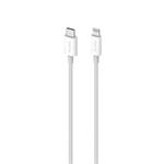 PURO - Kábel USB-C/MFI Lightning, 20 W, Plain, 0,5 m, biela