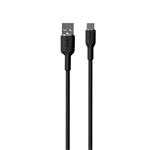 PURO - Kábel USB-C/USB-A, 60 W, Soft, 1,5 m, čierna