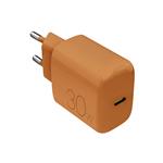 
PURO-PRO LITE travel adapter, USB-C, PD 30 W, orange
