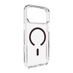 PURO - Puzdro LITE MAG s MagSafe pre iPhone 18 Pro Max/17 Pro Max, transparentná/bordeaux
