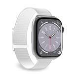 PURO - SPORT band for Apple Watch 38/40/41 mm, nylon, white