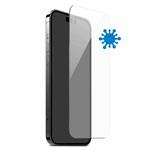 PURO-Tempered glass Antimicrobial for iPhone 15, clear
