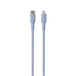 
PURO-USB-C/MFI Lightning cable, 12 W, Soft, 1.5 m, light blue
