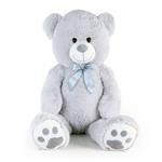 Rappa-XXL gray teddy bear with tag, 100 cm