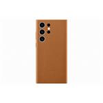 Samsung-Leather case for Samsung Galaxy S23 Ultra, camel