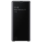 Samsung - Puzdro knižkové Clear View pre Samsung Galaxy S10+, čierna