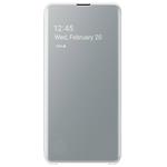 Samsung - Puzdro knižkové, Clear View pre Samsung Galaxy S10e, biela