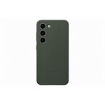 Samsung - Puzdro kožené pre Samsung Galaxy S23, zelená