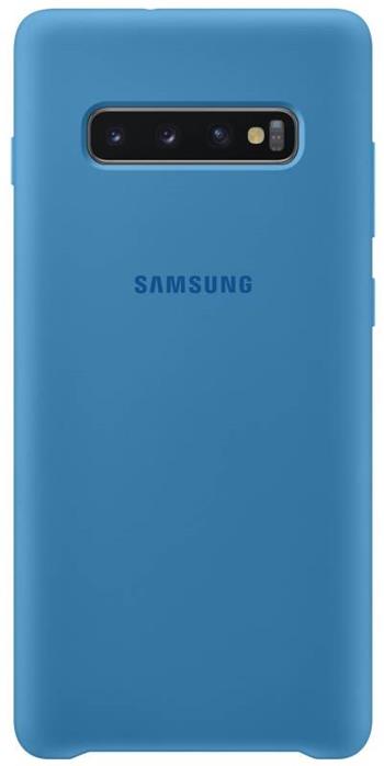 Samsung - Puzdro Silicone Cover pre Samsung Galaxy S10+, modrá
