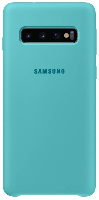 Samsung - Puzdro Silicone Cover pre Samsung Galaxy S10, zelená