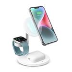 
SBS-3-in-1 wireless charging station, 15 W, white
