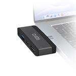 SBS - Adaptér 4 in 1 USB-C HUB, 4K HDMI, PD 100 W, čierna