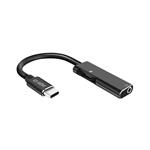 SBS-Adapter USB-C/Jack 3.5 mm female, 15 cm, black