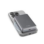 SBS - Bezdrôtová PowerBank MagSafe 10000 mAh, 20 W, SlimMag, PD, šedá