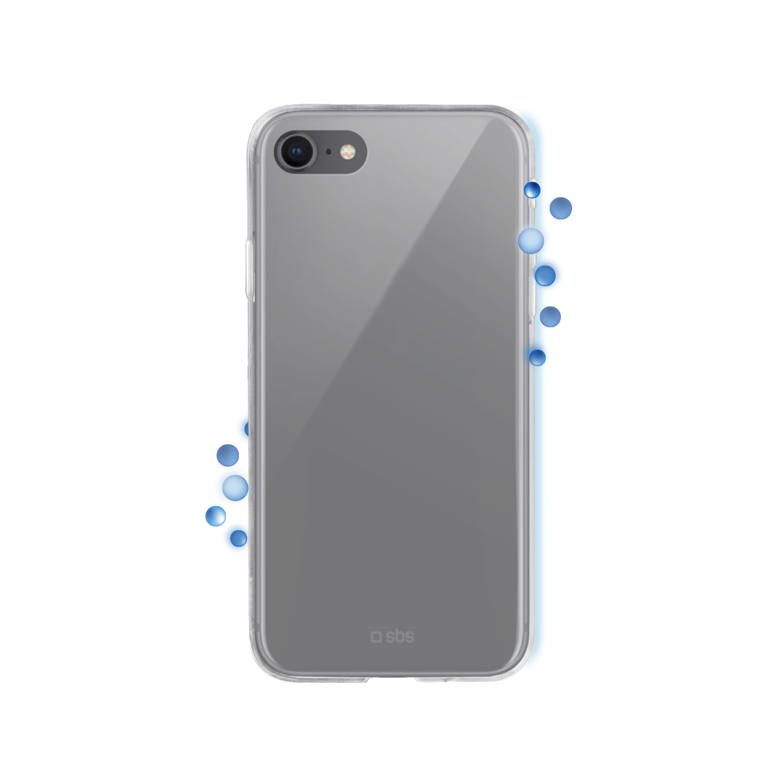 SBS-Biomaster Case for iPhone SE 2020/8/7/6s/6, antibacterial, transparent