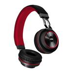 SBS-Bluetooth sluchátka DJ UP s mikrofonem, červená