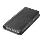 SBS-Book Wallet case made of genuine leather for iPhone 14, black