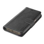 SBS-Book Wallet case made of genuine leather for iPhone 14 Pro, black