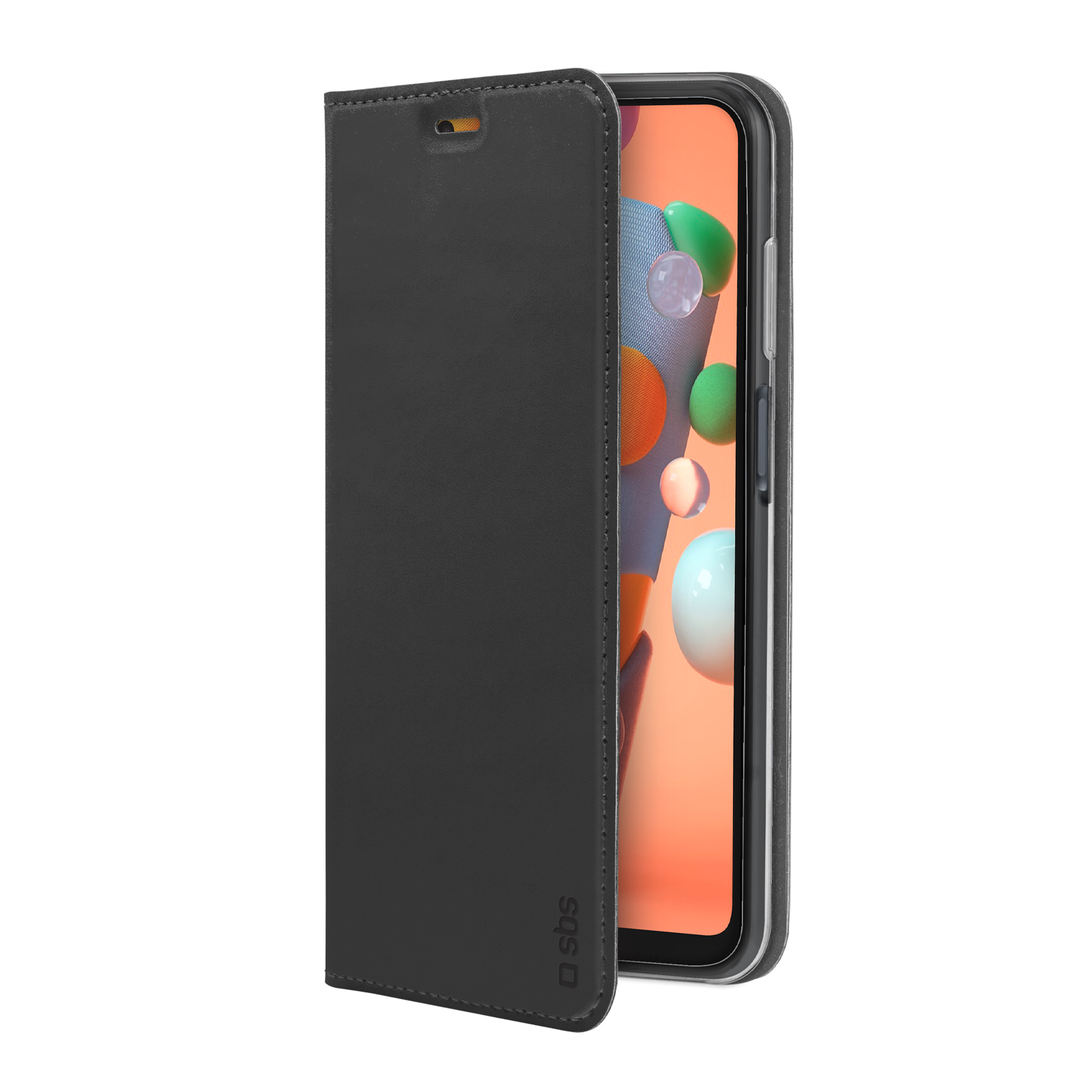 SBS - Book W L pre Galaxy A12, čierna