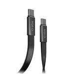 SBS - Cable Slim USB-C/USB-C, 60 W, 1 m, black