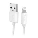 
SBS-Cable USB-A/MFI Lightning, 10 W, braided, 1.5 m, white
