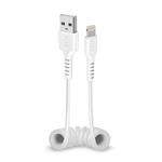 
SBS-Cable USB-A/MFI Lightning, 10 W, spiral, 17-50 cm, white
