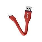 
SBS-Cable USB-A/MFI Lightning 5 W, Mini, 12 cm, red
