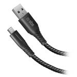 
SBS-Cable USB-A/Micro USB, 5 W, UNBREAKABLE, made of aramid fiber, 1 m, black

