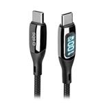 
SBS-Cable USB-C/USB-C, 100 W, Power Delivery, LCD, 1 m, black
