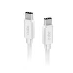 
SBS-Cable USB-C/USB-C, 25 W, Power Delivery, Polo, silicone, 1.5 m, white

