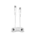 
SBS-Cable USB-C/USB-C, 25 W, spiral, 1 m, white
